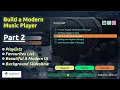 Part 2 - Build a Modern Music Player PyQt Full Tutorial