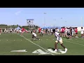 Alabama 2027 QB Trent Seaborn throwing at Polynesian Bowl Combine