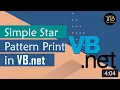 How to create simple pattern using VB net for beginners Visual Basic