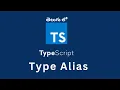 14 Type Alias in TypeScript TypeScript Tutorial In Telugu