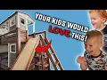 Ultimate Bunk Bed Playhouse Slide and More