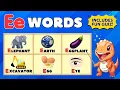 Letter E Words for Kids Learn Words That Start with E