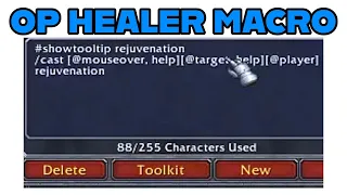 Best Healing Macro in WoW classic Dragonflight War Within