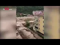 Kastamonu’nun Bozkurt ilçesindeki sel felaketinin ilk görüntüleri ortaya çıktı