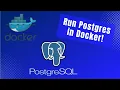 Run Postgres in Docker