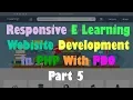 Responsive E Learning Website Development In PHP With PDO Part 5 Creating Admin Left Side Section