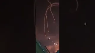 ????live camera record  Rockets fired from Gaza towards Israel