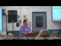 Connie Galloway Concerning Fannin County School Transgender Bathrooms