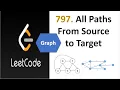 Leetcode 797 All Paths From Source to Target