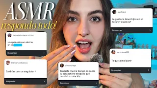 ASMR Respondiendo PREGUNTAS PERSONALES! Q&A