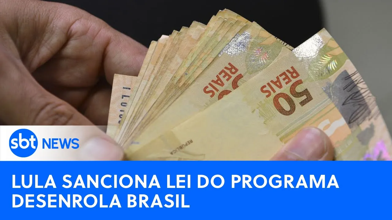 Lula sanciona lei que cria o Programa Desenrola Brasil | #SBTNewsnaTV (04/10/23)