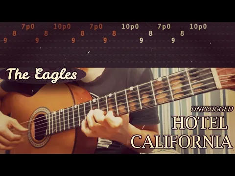 Download MP3 HOTEL CALIFORNIA (Live/Acoustic) - The Eagles - Full Guitar Lesson (TABS)