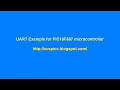 UART Example for PIC16F887 microcontroller
