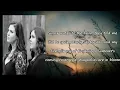 The Secret Sisters - "Late Bloomer" lyrics