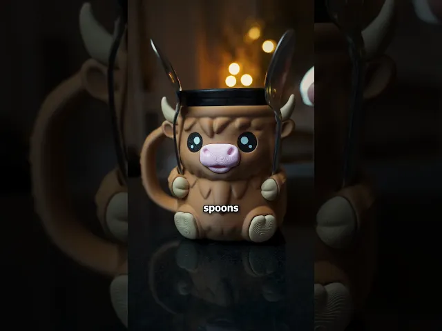 Ferdinand, the Highland Cow Ice Pint Holder video thumbnail