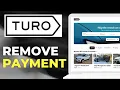 How To Remove Payment Method On Turo 2025 Step by Step