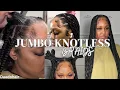 JUMBO KNOTLESS BRAIDS TUTORIAL DAEDOHAIR