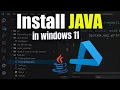How to Install Java JDK on Windows Run It in VS Code Full Setup Guide
