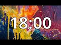 18 Minute Timer with Music Abstract Timer