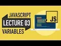 03 - JavaScript Variables Syntax