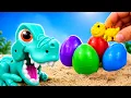 What s Inside the Dino Eggs Colorful Surprises