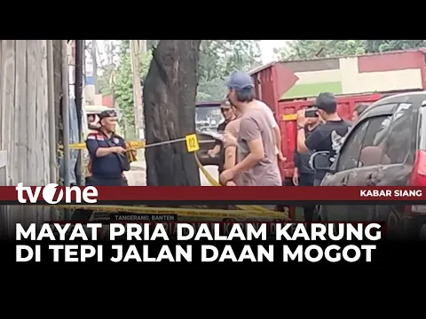 Penemuan Mayat Pria Terbungkus Karung di Tangerang, Kondisi Membusuk Dengan Luka Parah