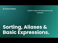 SORTING ALIASING LIMIT AND BASIC ARITHMETIC EXPRESSIONS