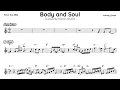 Body And Soul (Coleman Hawkins) Tenor Sax (Bb) Transcription