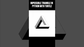 Impossible Triangle in Python With Turtle