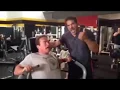 Lou Ferrigno Arnold Pumping Iron Gold s Gym Venice Beach