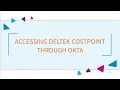 Accessing Deltek via OKTA