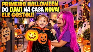 PRIMEIRO HALLOWEEN DO DAVI NA CASA NOVA Ele gostou