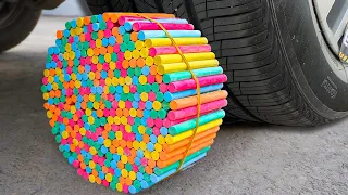 COCA COLA BALLOON VS CAR, Coca Cola Zero, PowerAde, Fanta, Sprite, Fruko and Mentos