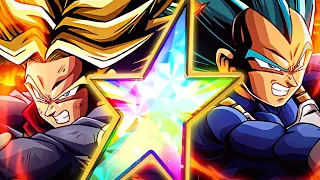 THE NEW BEST UNIT IN THE GAME 100 RAINBOW STAR LR VEGETA TRUNKS DBZ Dokkan Battle