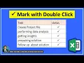VBA - Check Mark in Excel with Double Click