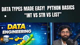 Python Data Types Explained int float string list with First Program Beginner Tutorial