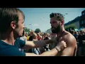 Pride Parade Energy Shirtless Man in the Crowd