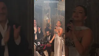 بيسان تغني خطية بعرس شيرين 