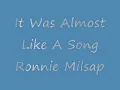 Ronnie Milsap - It Was Almost Like A Song with Lyrics