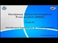 Wordpress Theme Development tutorial from scratch Part 1 Wordpress Installation in Local system