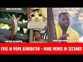 Create Hilarious Memes in Seconds with this FREE AI Meme Generator