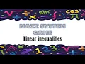 Math is FUN Play linear inequalities with MAZE System Game
