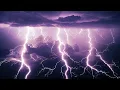 Download Lagu ⚡ Powerful Thunderstorm Rain Sounds for Sleeping | Relaxing Rain, Thunder \u0026 Lightning at Night