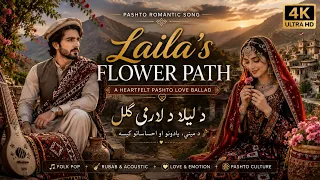 Laila's Flower Path 🌹 Beautiful Pashto Romantic Folk Pop Song  Emotional Love Ballad Official Audio
