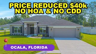 Massive Lot No Fees Stunning Ocala 4-Bedroom Home Under 400K