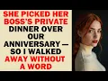 Download Lagu Ze koos het diner van haar baas boven onze trouwdag, dus ik maakte een stille exit die ze nooit z...