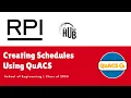 Creating Schedules Using QuACS Class of 2030
