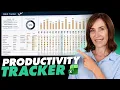 Excel Productivity Tracker You ll Actually Stick With Free Template