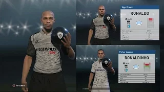 Ronaldinho & Thierry Henry In A Ball Opening Top 5 Clasico Barcelona Legends Pes 2017 My Club