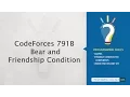 CodeForces 791B - Bear and Friendship Condition